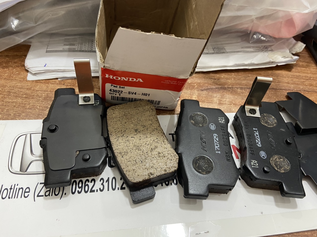 Má phanh sau xe Honda CRV 2009-2017